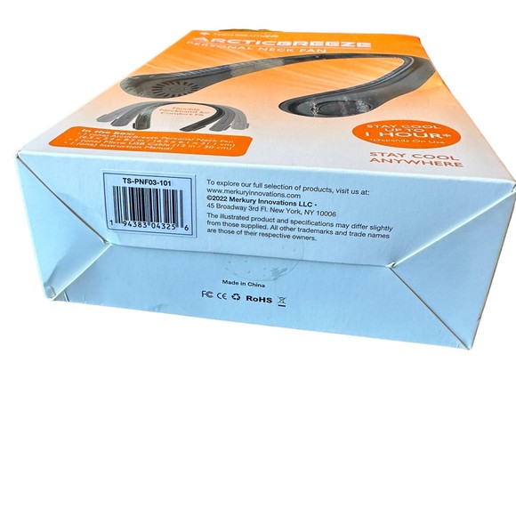 Tech Solutions Arctic Breeze Personal Neck Fan NIB - Picture 7 of 7